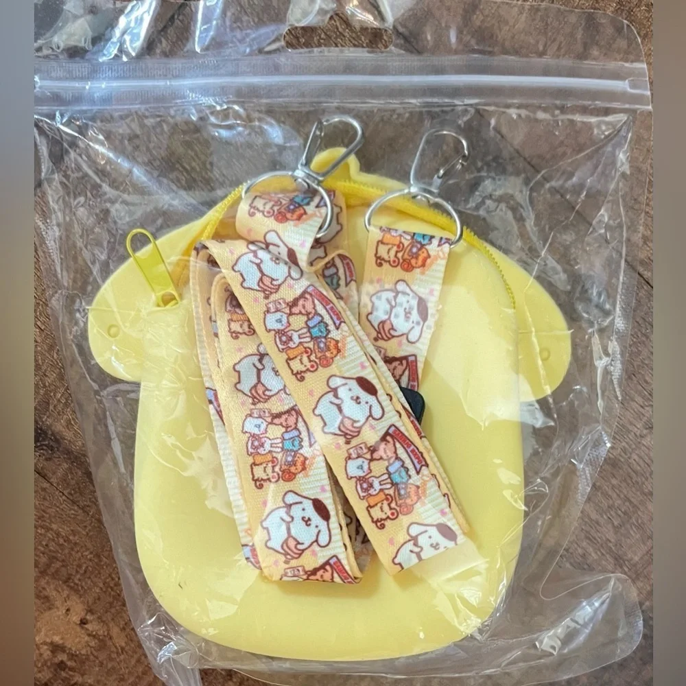 New & sealed Pompompurin bundle 2 items purse tote bag sanrio